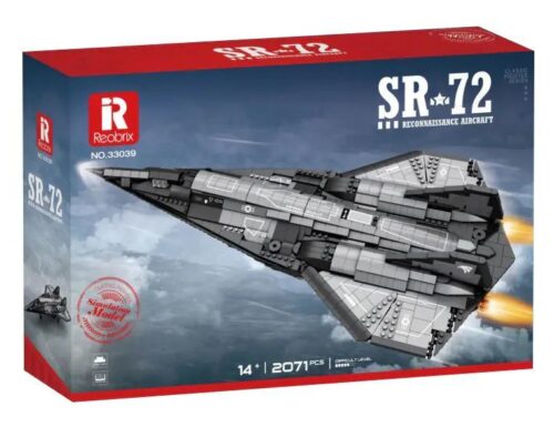 Hộp sản phẩm bộ lắp ghép máy bay trinh sát SR-72 Reconnaissance Aircraft Reobrix 33039