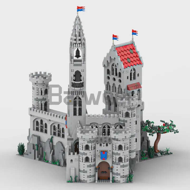 Bộ lắp ghép Lâu đài Vua Reobrix 55016 chi tiết cao, đồ chơi mô hình Lâu đài Trung Cổ cho con trai 12 tuổi, giá tốt.