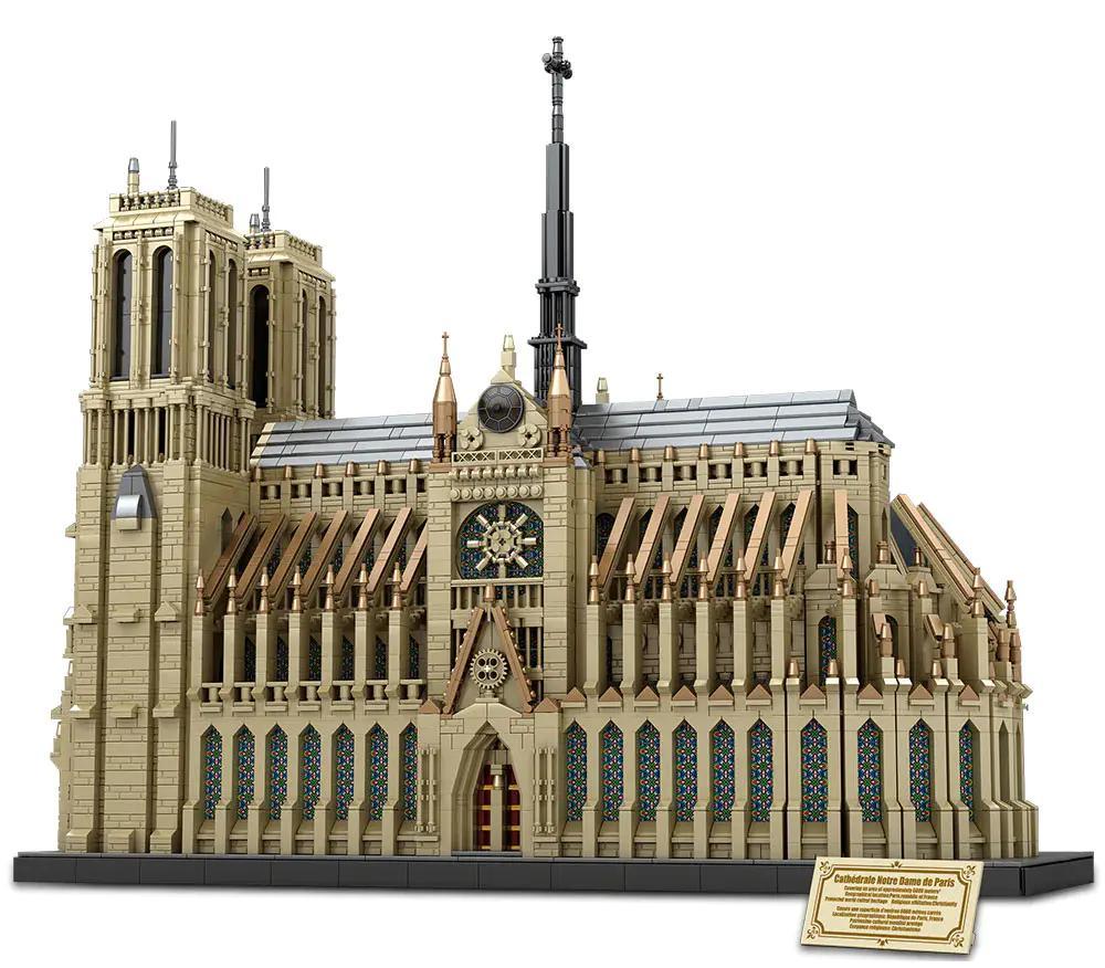 Mô hình Nhà thờ Đức Bà Paris Reobrix 66016 lắp ráp hoàn chỉnh