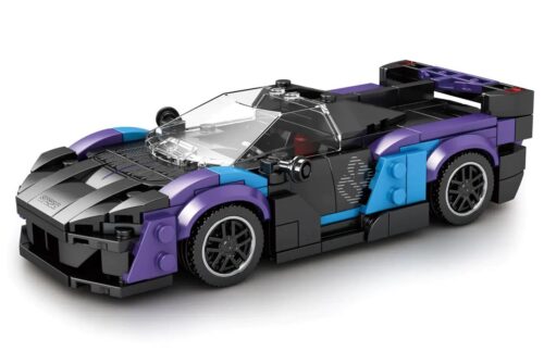 Bộ lắp ghép Siêu xe McLaren Sabre Reobrix 678, mô hình xe đua tốc độ cho con trai 14 tuổi, giá tốt.