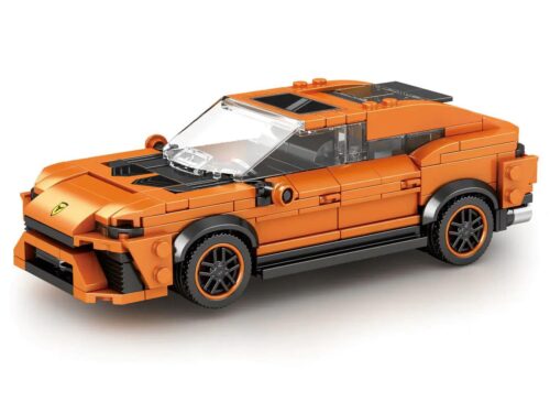Bộ lắp ghép Lamborghini Urus Reobrix 690 màu cam, đồ chơi mô hình cho con trai 14 tuổi.