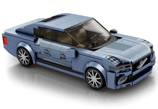 Bộ lắp ghép xe thể thao xanh lam Reobrix 817 cho con trai 14 tuổi, mô hình chi tiết, giá tốt.