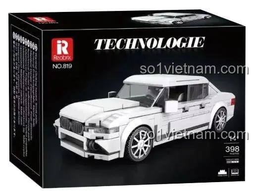Hộp sản phẩm bộ lắp ráp Reobrix 819 Xe Thể Thao BMW. Món quà sinh nhật ý nghĩa cho các bạn nam yêu thích xe cộ.