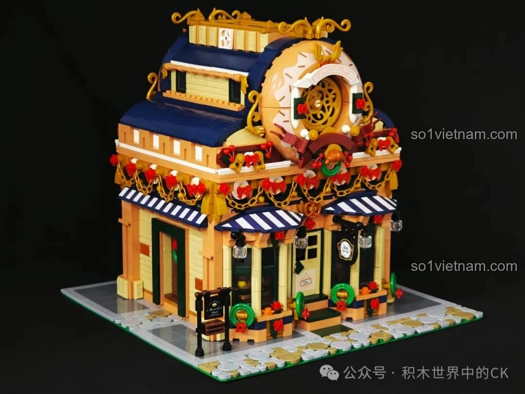 Chi tiết cửa hàng của BAKA 33202 Xưởng Bánh Donut, với biển hiệu 