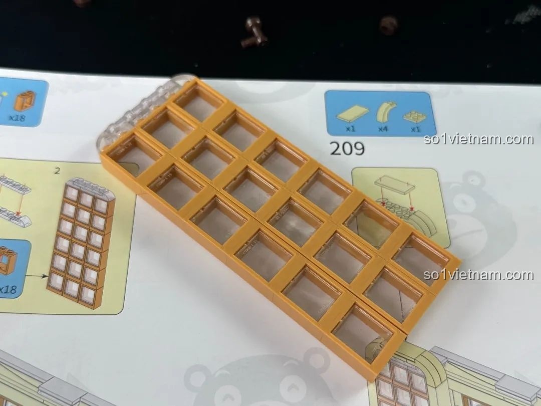 Góc nhìn tổng thể của inbrixx 880035 Văn phòng Thám tử Kumamon đã hoàn thành, thể hiện kiến trúc độc đáo và màu sắc hài hòa.