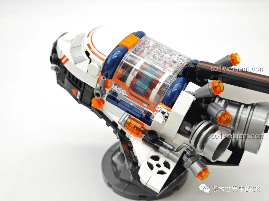 Sách hướng dẫn lắp ráp của mô hình JAKI JK8508 Tên Lửa, mô hình cuối cùng trong bộ sưu tập Space Pop.