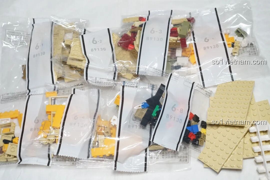 Các gói chi tiết số 6 của JIESTAR 89130 Tiệm Sách Ngược