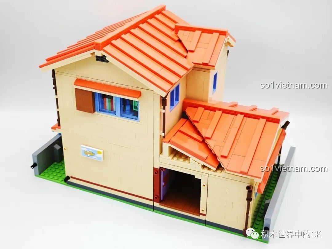 Minifigure Nobita và chiếc gối xanh trong bộ đồ chơi xây dựng Ngôi nhà của Doraemon và Nobita K20422.