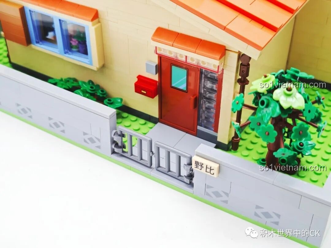 Tổng thể phòng Nobita của bộ lắp ghép Keeppley K20422 Ngôi nhà của Nobi Nobita.