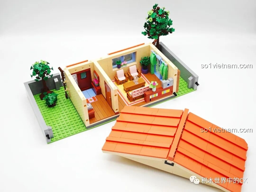 Tủ cửa của Doraemon trong phòng Nobita của bộ lắp ghép Keeppley K20422 Ngôi nhà của Nobi Nobita.