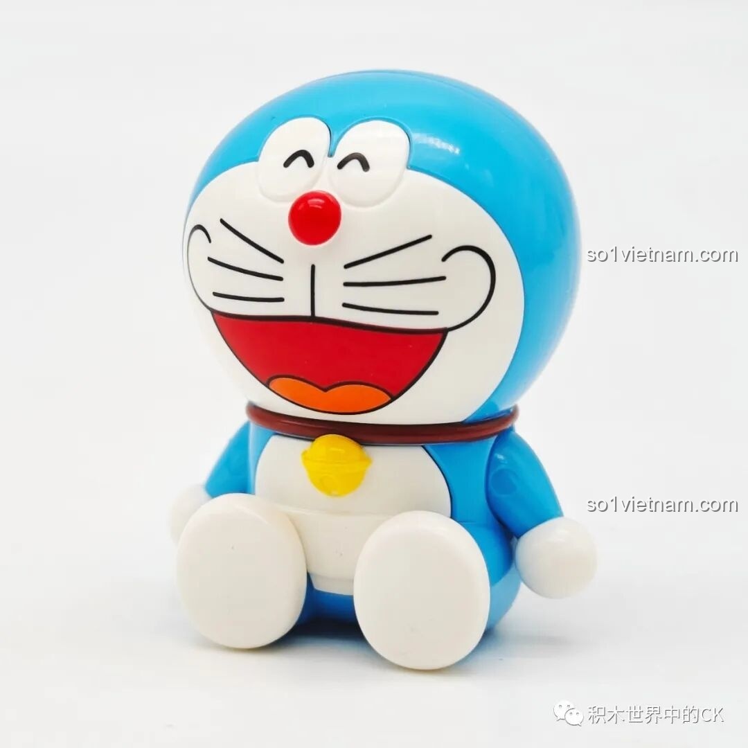 Góc nhìn từ phía trước bên phải của ngôi nhà phong cách Nhật Bản của Nobita K20422 Keeppley đã hoàn thiện.