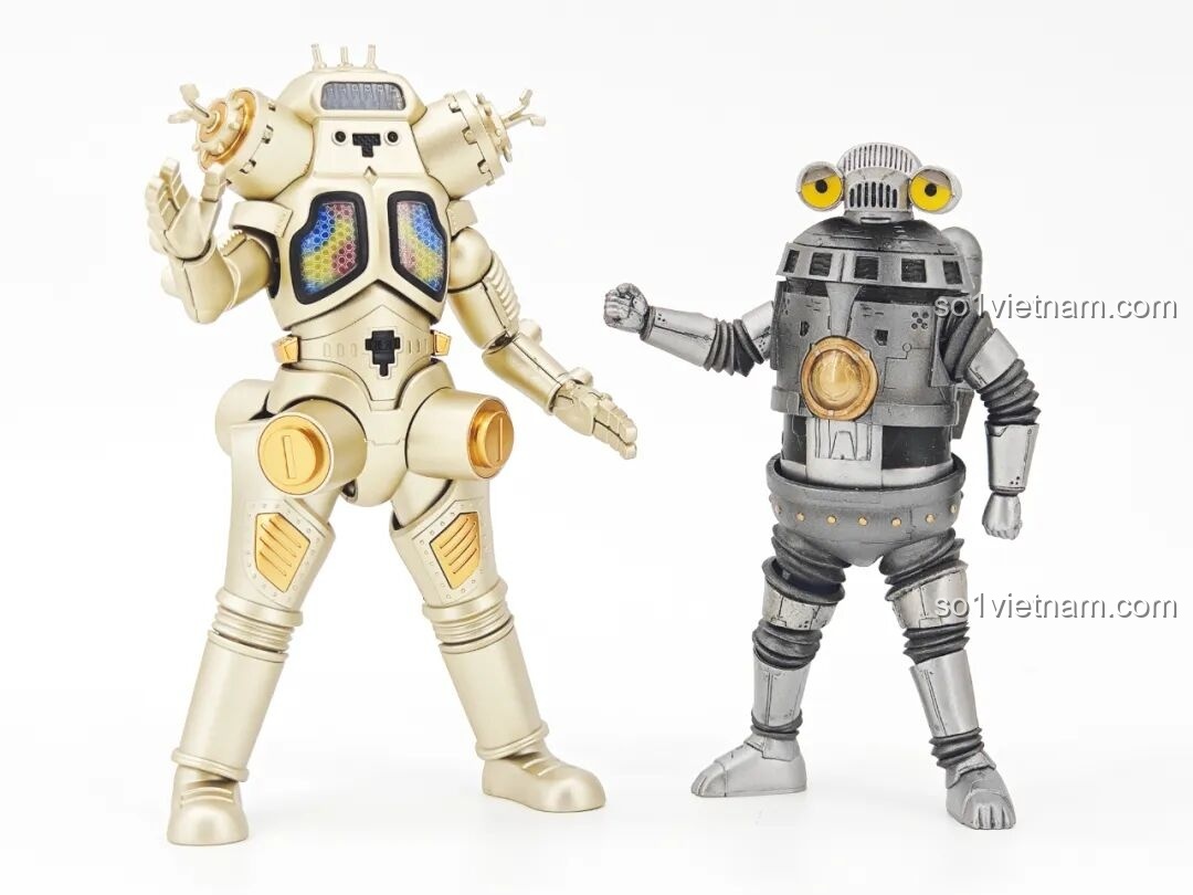 Mô hình Robot King Joe K75161 trên nền đen, cầm Pedanium Rocket Launcher, tư thế ngắm bắn.