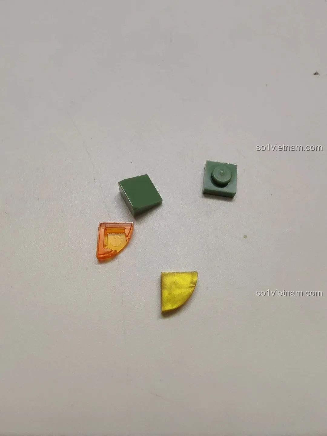 Các mảnh ghép đặc biệt như mảnh in hoa văn và mảnh trong suốt của Kỳ Lân Chiêu Tài JK5132 JAKI.