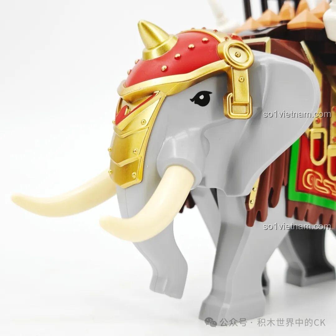 Gần hoàn thiện bộ lắp ráp Voi Chiến Nam Man Decool 20806