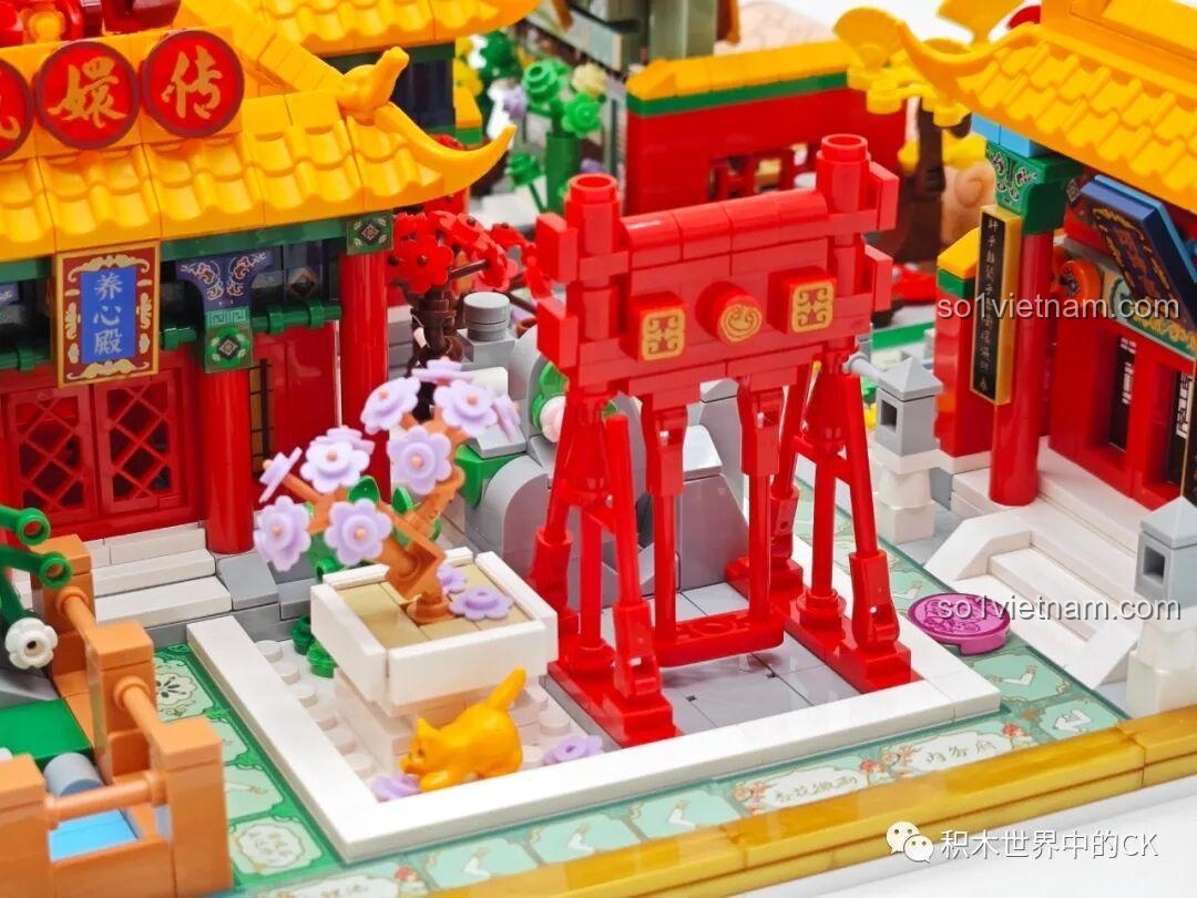 Cận cảnh giường ngủ thứ ba của bộ đồ chơi Wekki 518001.