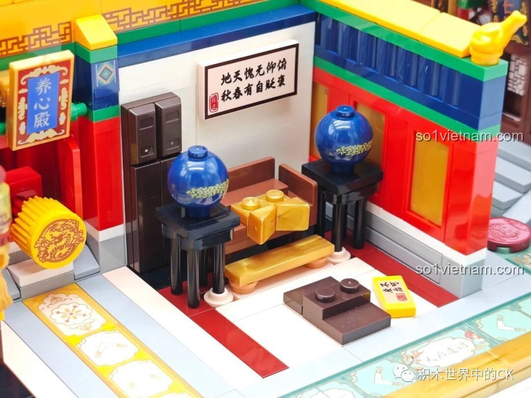 Cận cảnh nội thất thứ tư của bộ lắp ghép Board Game Chân Hoàn Truyện: Xuất Phát Nương Nương.