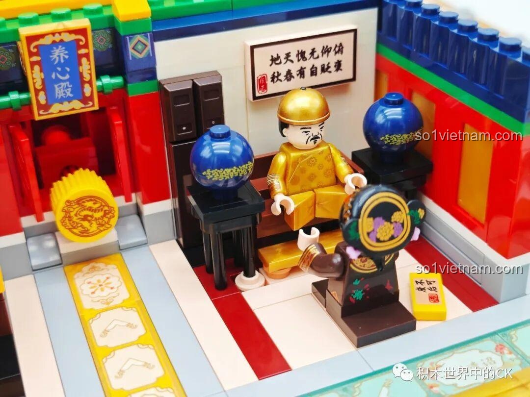 Cận cảnh phòng tiếp khách trong bộ lắp ghép Board Game Chân Hoàn Truyện: Xuất Phát Nương.