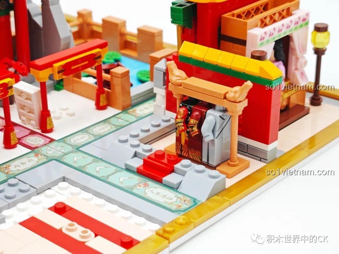 Góc nhìn chéo thứ bảy của đồ chơi mô hình Bộ Lắp Ghép Board Game Chân Hoàn Truyện: Xuất Phát Nương 8001.