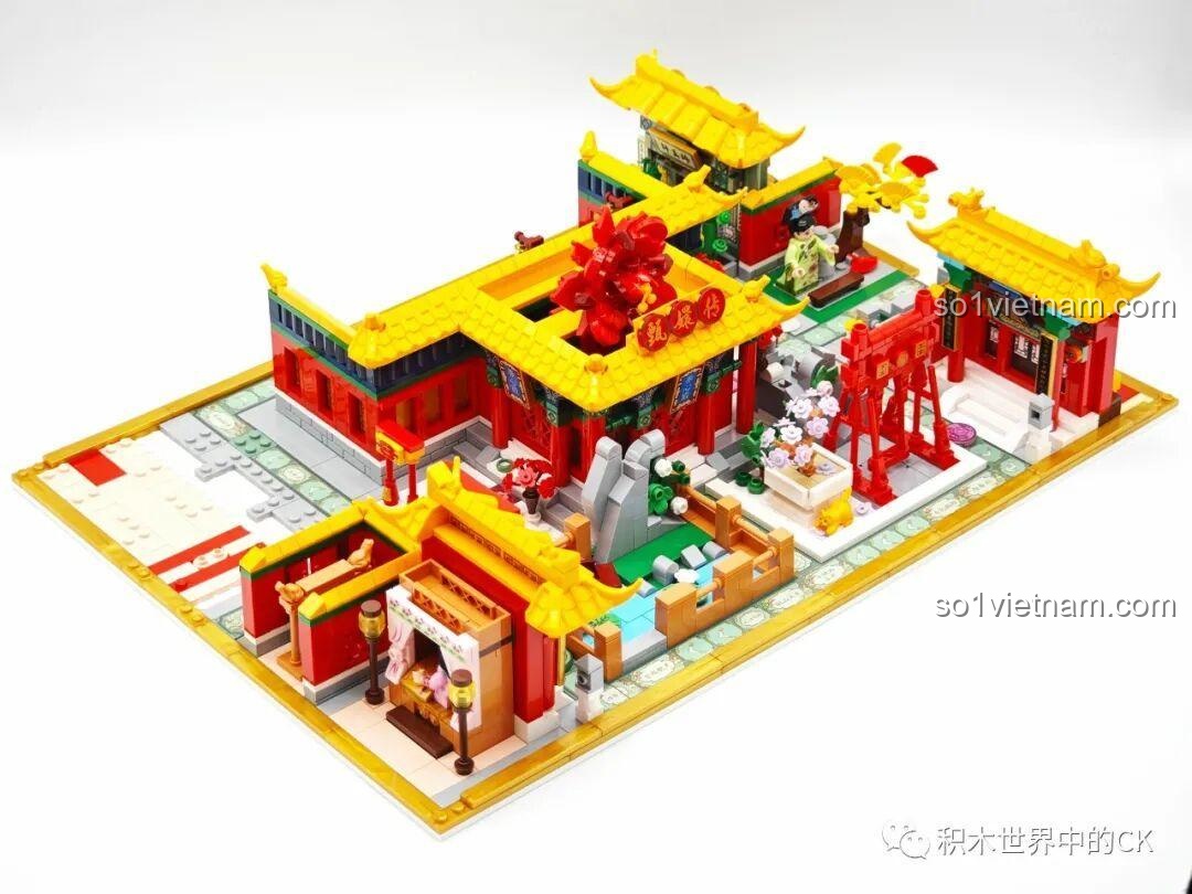 Góc nhìn chéo thứ tám của đồ chơi mô hình Bộ xếp Chân Hoàn Truyện cho trẻ từ 12 tuổi.