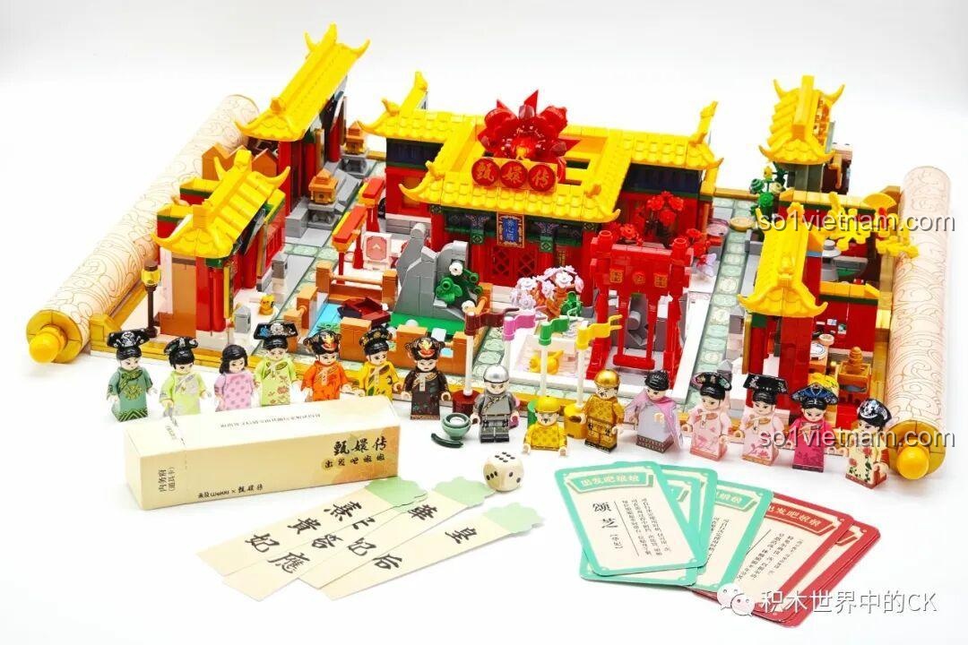 Minifigure màu xanh lá thứ tư trong bộ đồ chơi Wekki 518001.