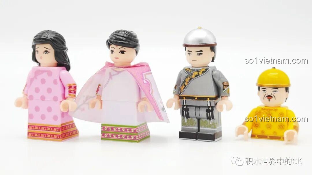 Mặt sau các minifigures nữ của đồ chơi mô hình 1 giá tốt.