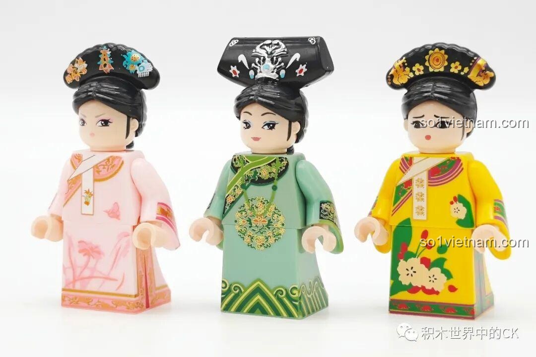 Nền board game của review Wekki 001 Bộ xếp hình Chân Hoàn Truyện.