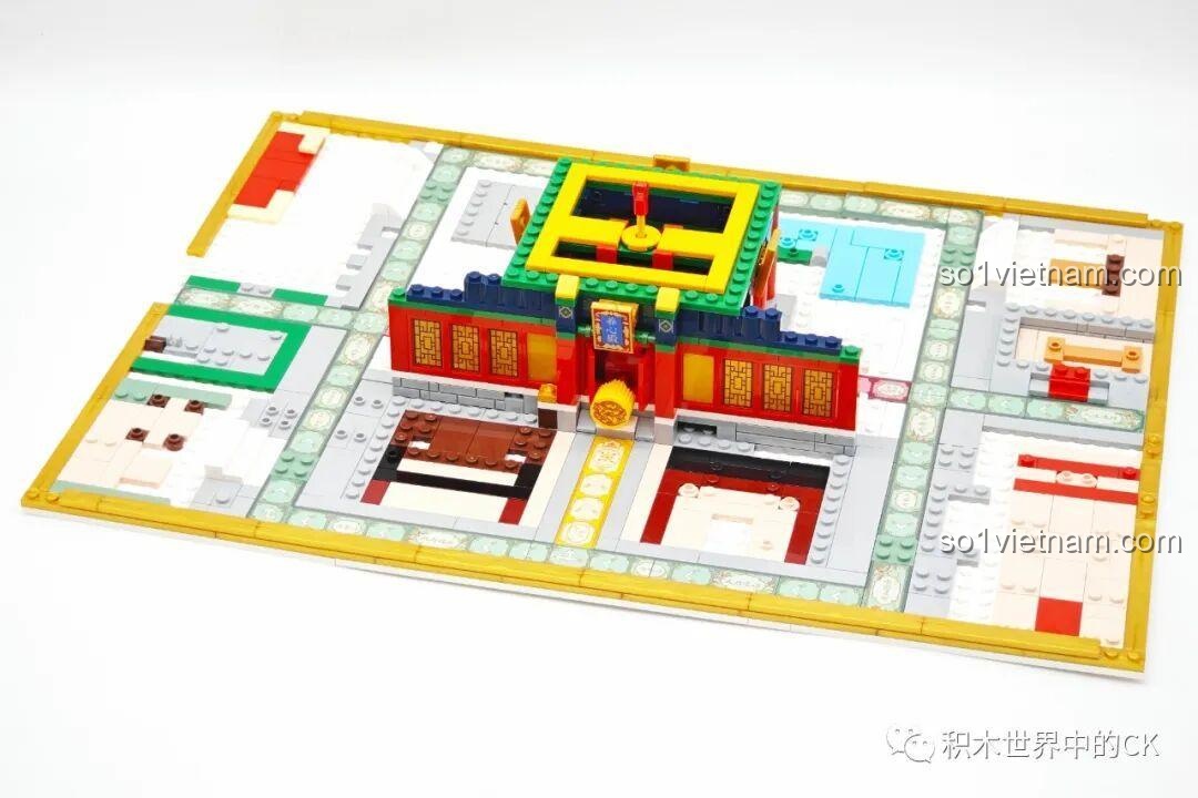 Toàn cảnh mô hình cung điện Wekki 518001 Board Game Hậu Cung đã hoàn thiện.