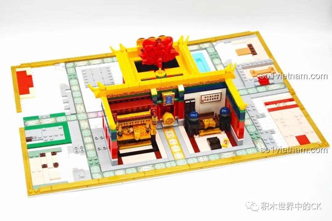 Toàn cảnh mô hình Board Game Hậu Cung 518001 từ góc cao.