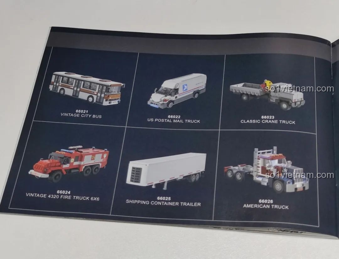 Các bước lắp ráp phần đuôi xe tải Xbert 66032 trong sách hướng dẫn