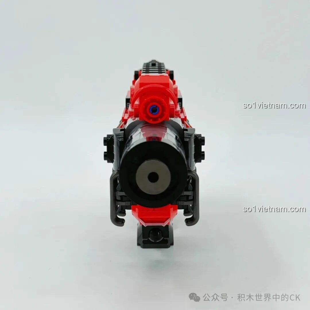 ZHEGAO 918022 Súng phun lửa Sư Tử với hiệu ứng laser hồng ngoại đang hoạt động, tạo điểm nhấn độc đáo.