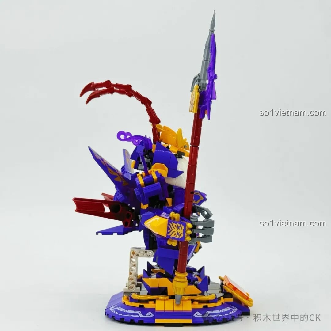 Robot gấu trúc ZHEGAO Quan Vũ tư thế bảo vệ