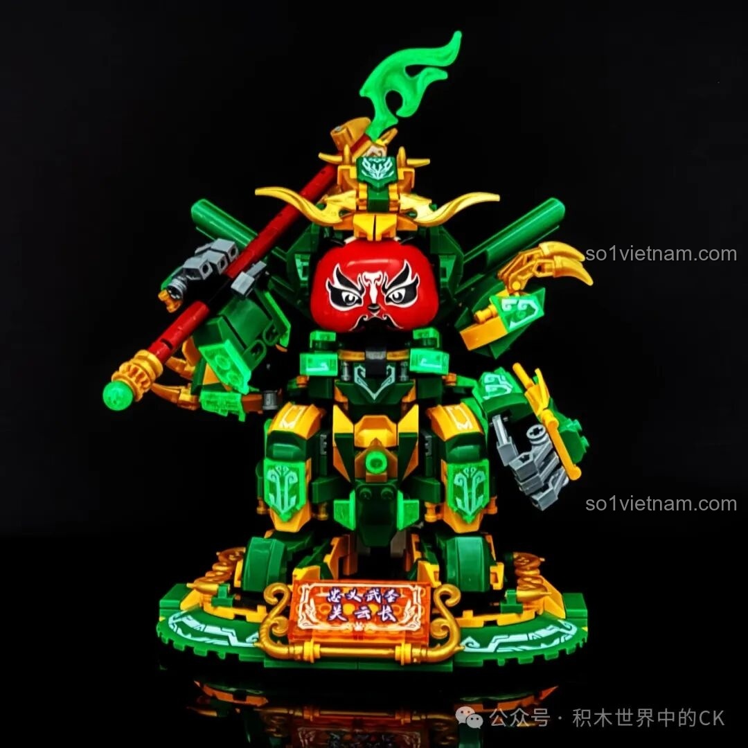 Robot gấu trúc ZHEGAO Quan Vũ tư thế bảo vệ