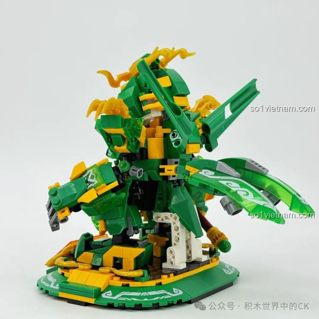 Robot gấu trúc ZHEGAO Quan Vũ tư thế ngồi