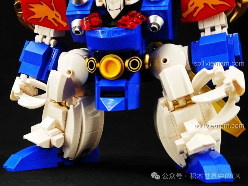 Robot Rồng Thần RyuJinMaru JIESTAR 58205 trong tư thế uyển chuyển