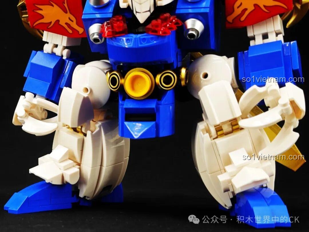 Robot Rồng Thần RyuJinMaru JIESTAR 58205 trong tư thế uyển chuyển
