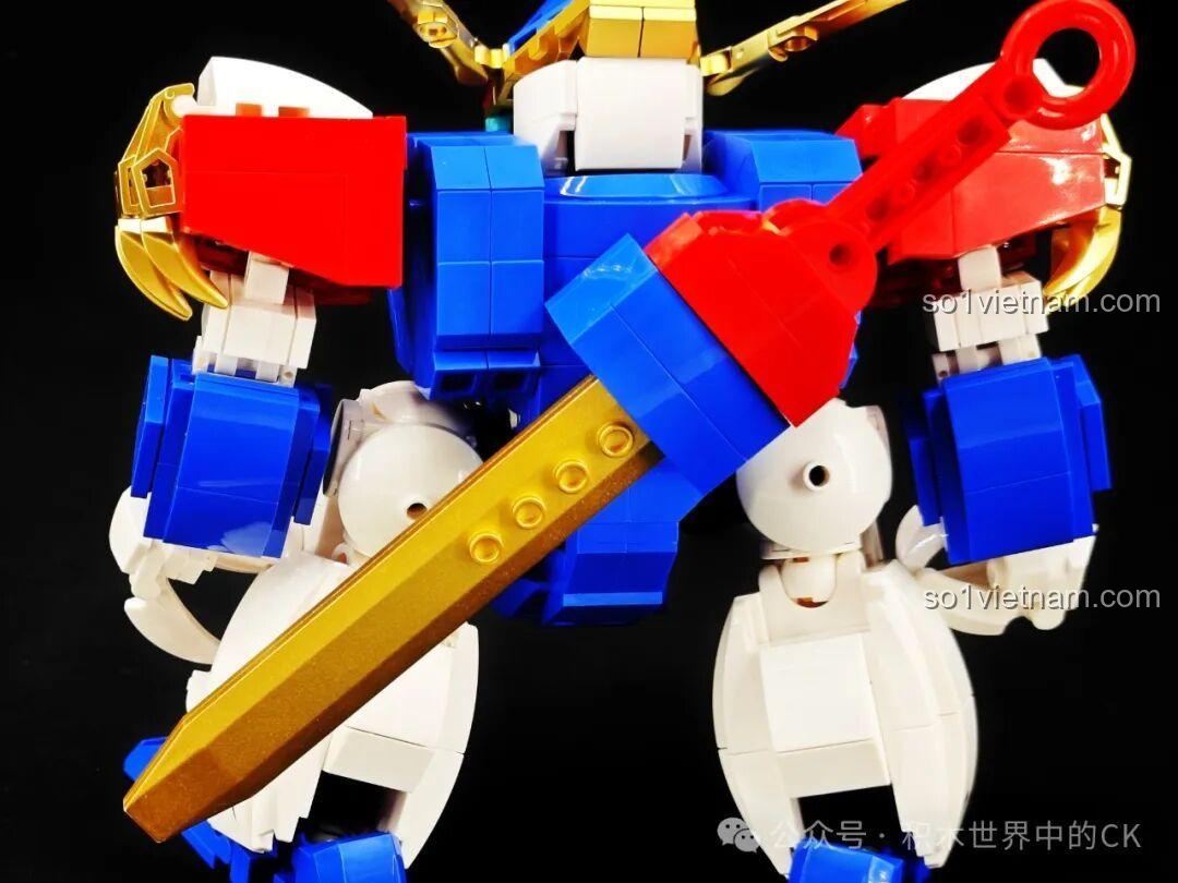 Robot Rồng Thần RyuJinMaru JIESTAR 58205 trong tư thế uyển chuyển