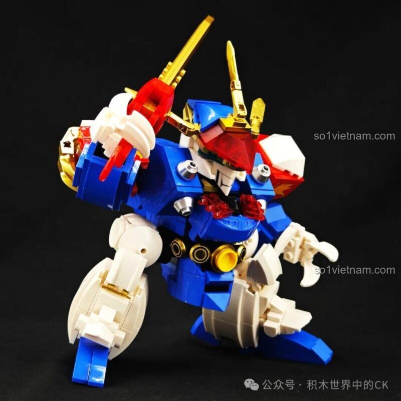 Robot Rồng Thần RyuJinMaru JIESTAR 58205 trong tư thế uyển chuyển