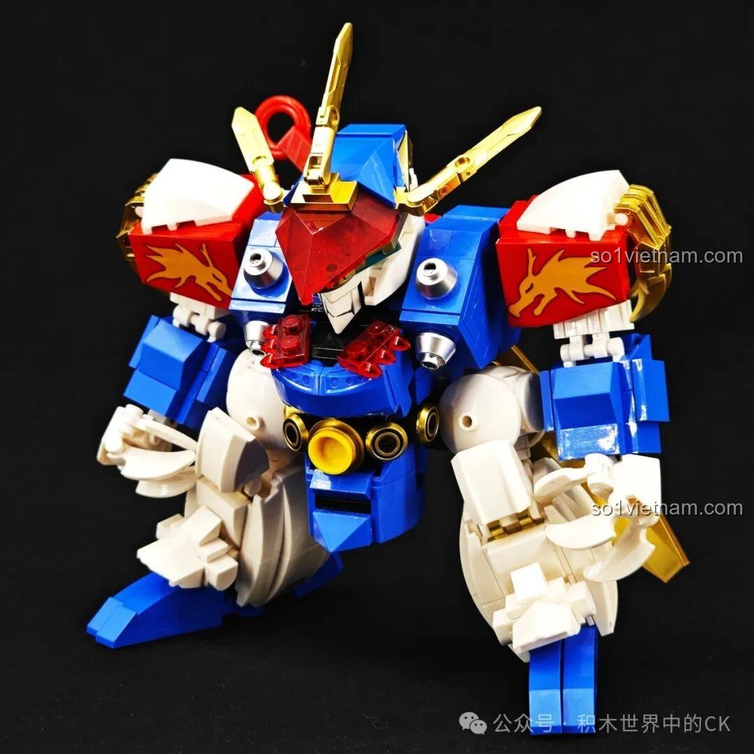 Robot Rồng Thần RyuJinMaru JIESTAR 58205 trong tư thế uyển chuyển