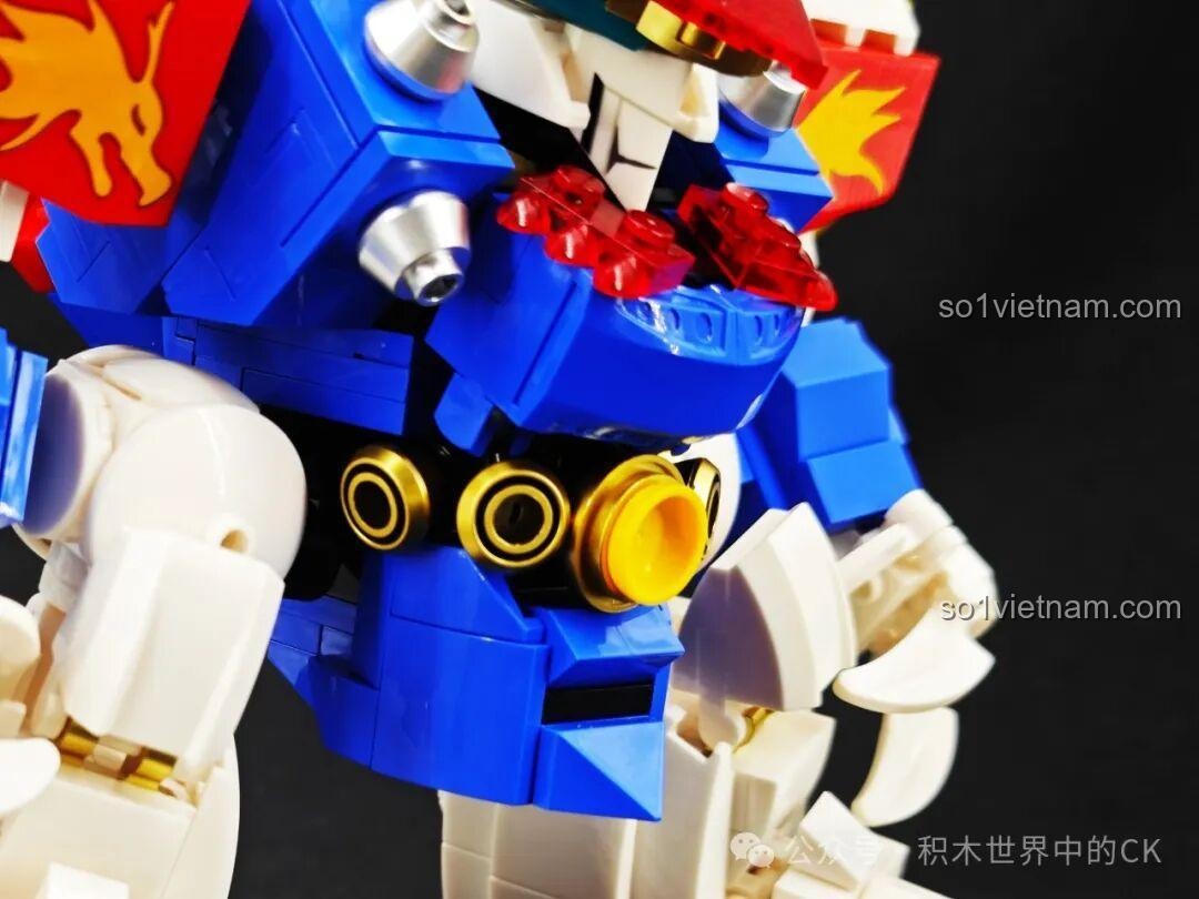 Robot Rồng Thần RyuJinMaru JIESTAR 58205 trong tư thế chiến đấu