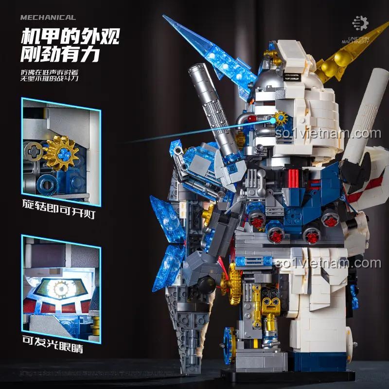 Robot Unicorn Machinery KuMeiGao 24012 có đèn LED