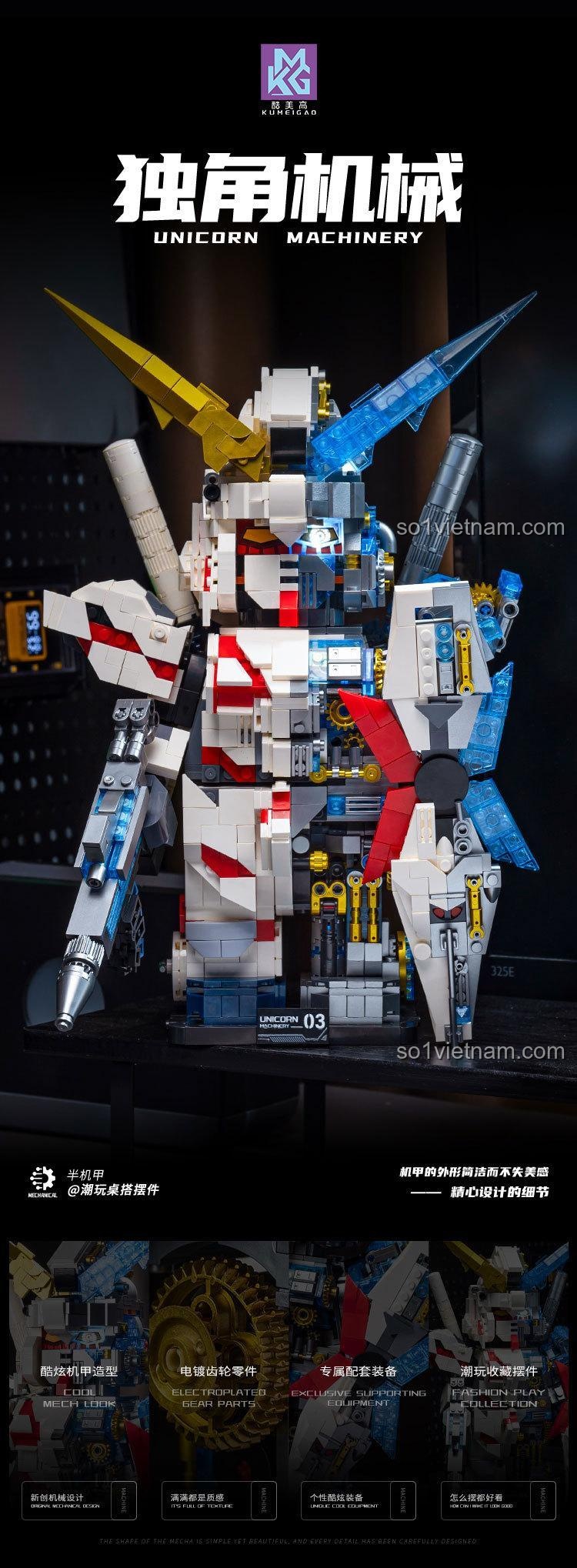 Robot Unicorn Machinery KuMeiGao 24012 với các khớp nối linh hoạt