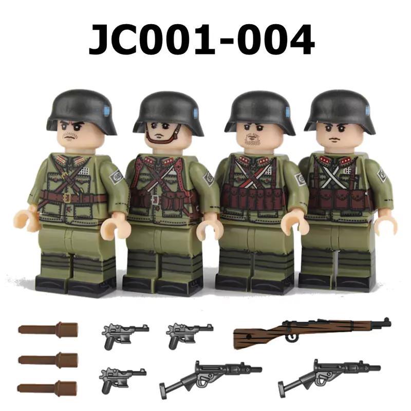 Bộ đồ chơi Rui Zhi JC001 Lính Quốc Dân Đảng Thế Chiến II, minifigures quân sự kèm vũ khí cho con trai 6 tuổi, giá tốt.