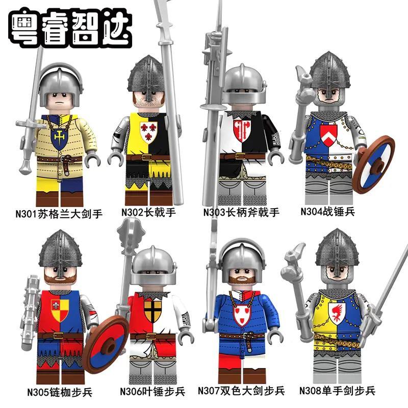Bộ đồ chơi Minifigure Chiến Binh Rui Zhi N306, tái hiện Cuộc Chiến Hoa Hồng, phù hợp bé trai 6 tuổi, giá tốt.