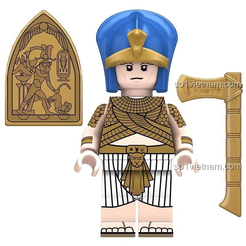 Bộ đồ chơi Rui Zhi N321 Pharaoh Ai Cập, bộ lắp ghép Minifigure lịch sử Ai Cập, đồ chơi mô hình Người lính Ai Cập, đồ chơi xếp hình Lính Ai Cập Cổ Đại, phù hợp bé trai 8 tuổi, giá tiết kiệm.