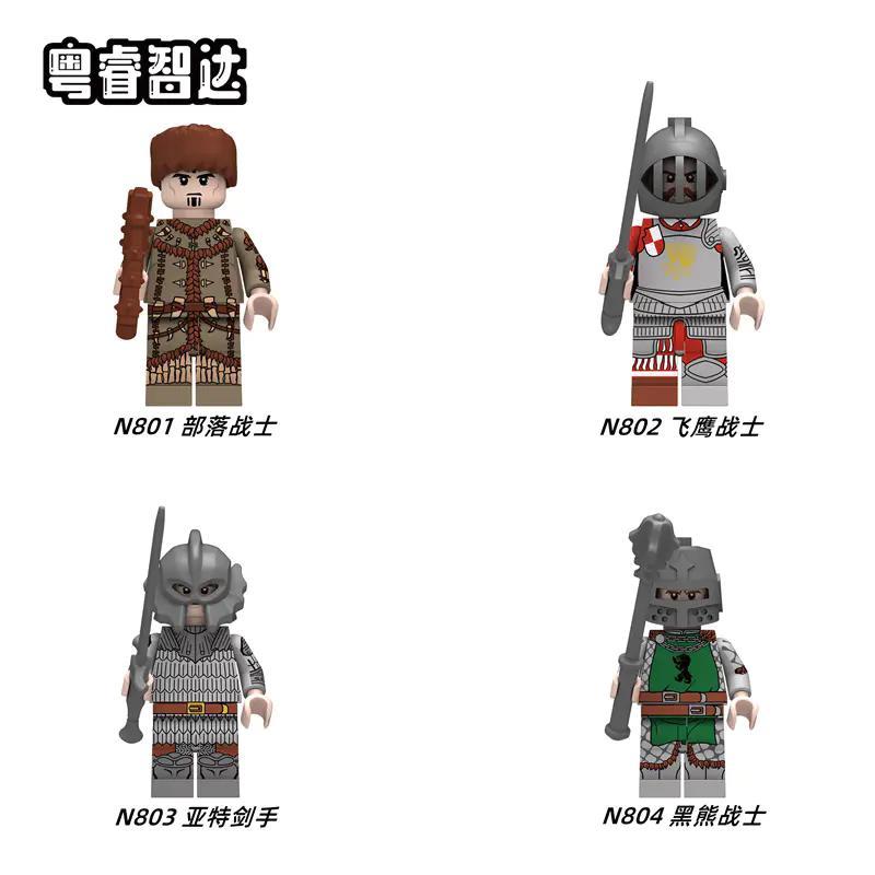 Bộ đồ chơi RuiZhi N802 Chiến Binh Đại Bàng, minifigure lâu đài dũng mãnh cho bé trai 6 tuổi, giá tốt