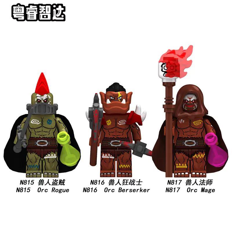 Bộ đồ chơi RuiZhi N816 Bộ 3 Minifigure Orc Chiến Binh giá rẻ, chất lượng cao, cho con trai 0 tuổi, giúp phát triển tư duy sáng tạo.