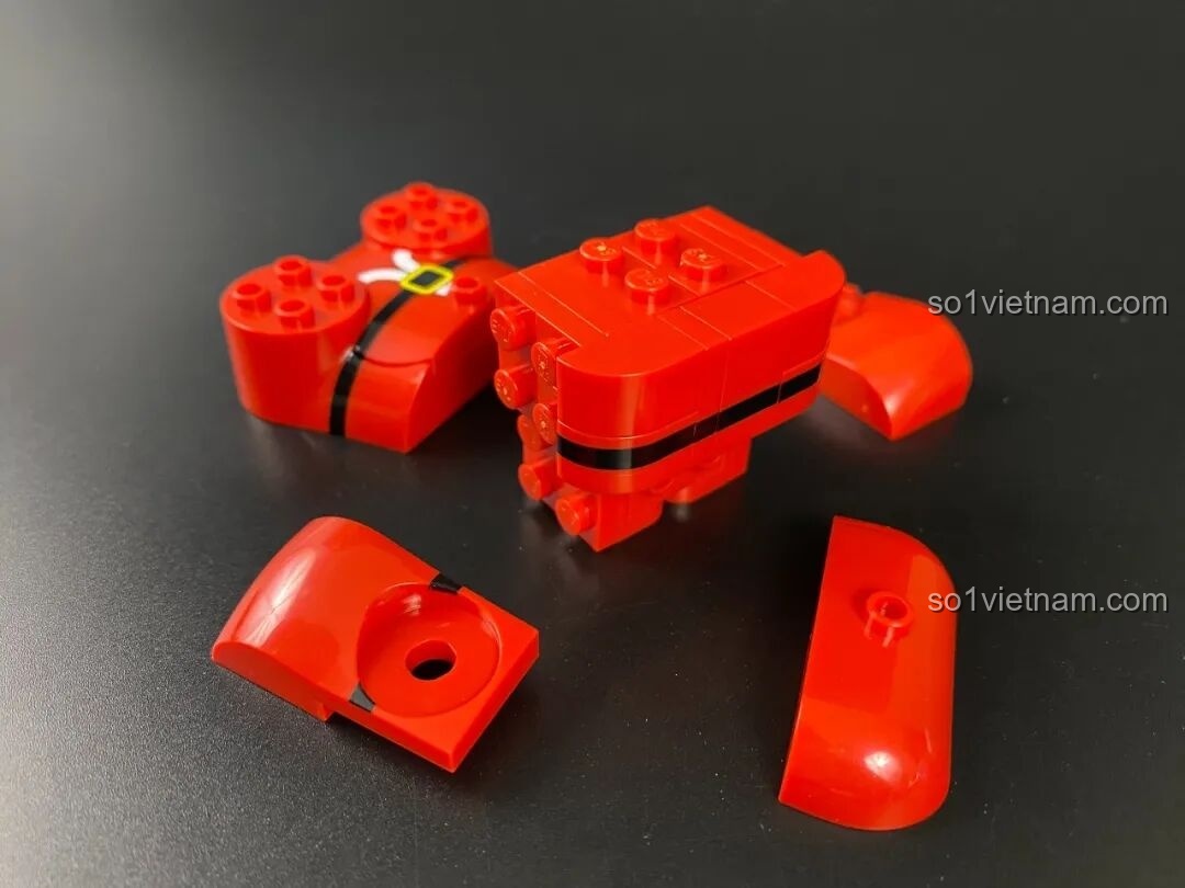 Bìa sách hướng dẫn lắp ráp cho bộ Keeppley Doraemon Giáng Sinh K20414.