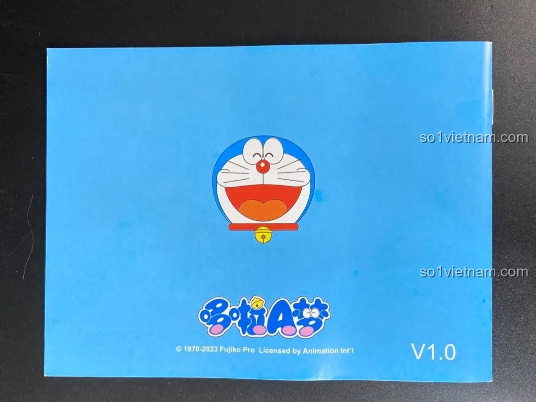 Mặt sau sách hướng dẫn Keeppley Doraemon KUPPY Thỏ Hồng K20415.