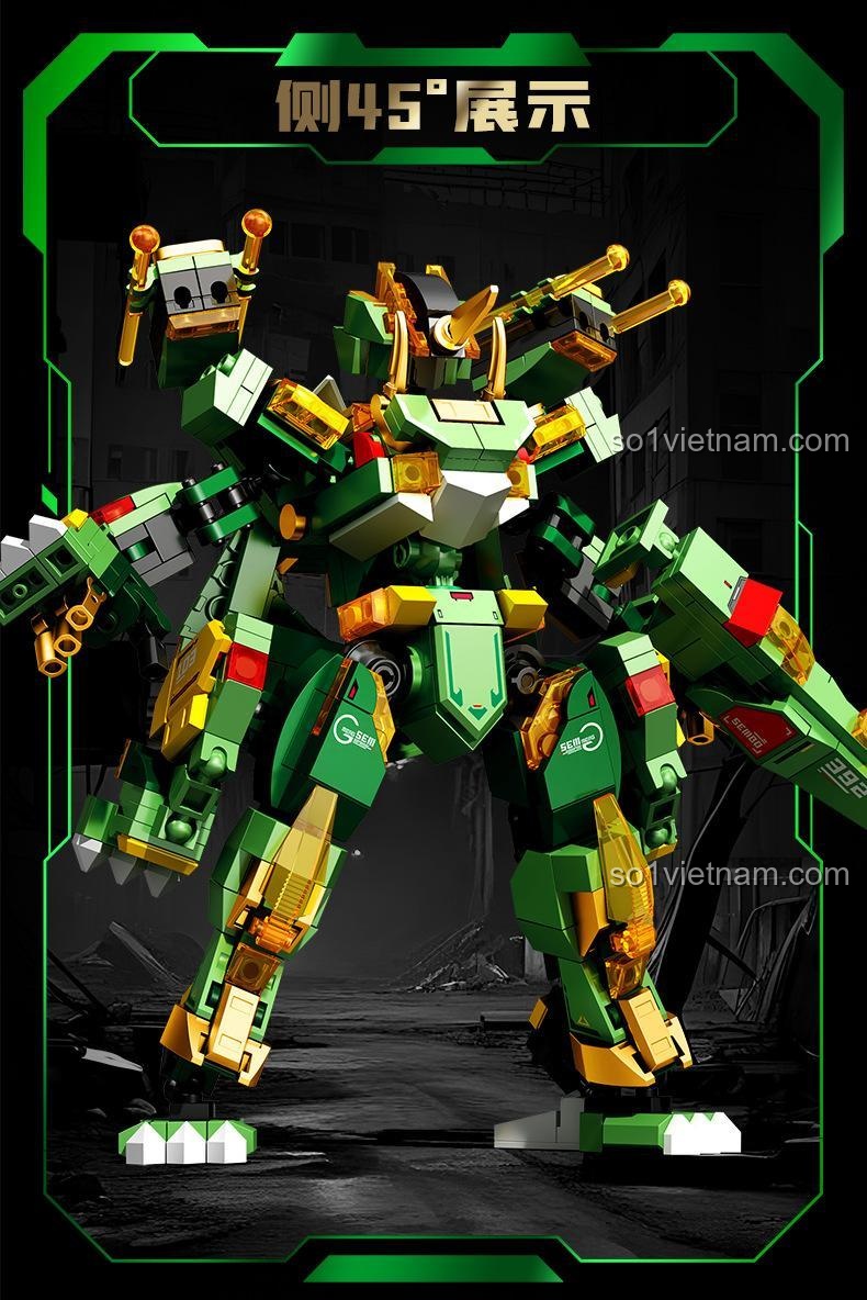 SEMBO 103392 Biến hình Khủng long Mecha - Robot dạng thay thế