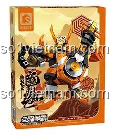 Hộp sản phẩm Robot Ma Lễ Hải SEMBO 106072 - Bộ lắp ghép Mecha chiến đấu